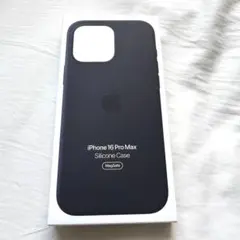 【新品未開封】純正　iPhone 16 Pro Maxシリコンケース ブラック
