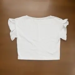 OPAQUE.CLIP フリル袖 ホワイト Tシャツのサムネイル