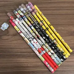 スヌーピー 2B 鉛筆 10本セット キャップ　キーホルダー付き