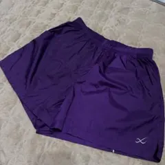 美品 CW-X 紫 パープル ショートパンツ ハーフパンツ Lサイズ