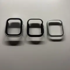 Apple Watch ケース ブラック シルバー セット