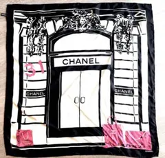 CHANEL シルクスカーフ 90cm