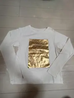 セレクトモカ　箔プリントロングTシャツ