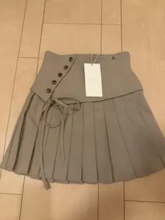 Jade highwaist mini skirt beige andmary - メルカリ