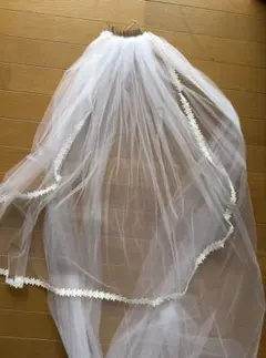 ウエディングベール ロング 2.5m コーム付き 美品