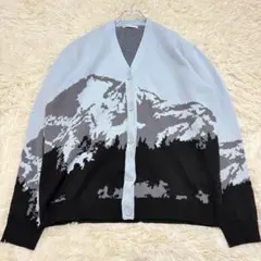 【人気】ZARAマウンテンジャガー 総柄オーバーサイズカーディガン 大きいサイズ