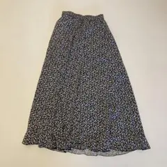 GLOBAL WORK 小花柄ロングスカート Fサイズ