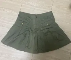 RETRO GIRL オリーブグリーン ミニスカート