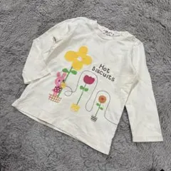 ミキハウスホットビスケッツ 両面プリント 長袖カットソー キャビットちゃん