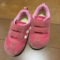 アシックス　スニーカー 15cm ピンク　キッズ