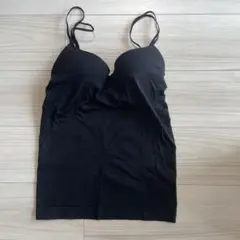 tu_hacci ブラック ブラトップキャミソール M