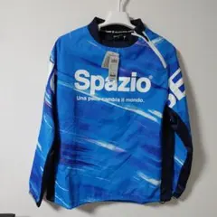 Spazio サッカーシャツ サイズS 青 ピステ 新品未使用タグ付き