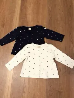 petit main 長袖カットソー 2枚セット 90cm