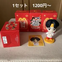 TinyTAN Jin フィギュア & カード セット　RED