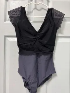 サンシャバレエレオタード 半袖レース