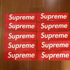 Supreme シュプリーム ボックスロゴ ステッカー 10枚セット - メルカリ