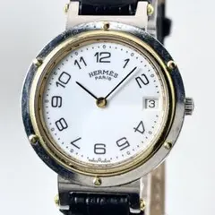ジャンク HERMES エルメス クリッパー CL4.210 レディース 腕時計