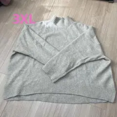 ユニクロ　スフレヤーンモックネックセーター