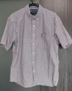シャツ　半袖　メンズ　チェック