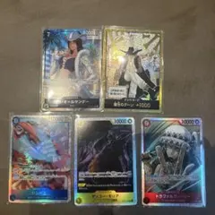 ワンピース 蒼海の七傑パラレルドンカードその他5枚セット