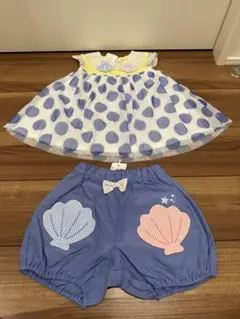 ベイビーチアー ショートパンツ シェル アイス 90cm - メルカリ