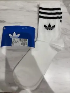 【新品】アディダス ソリッドクルーソックス 【Ｓ】 22-24cm 白　1足