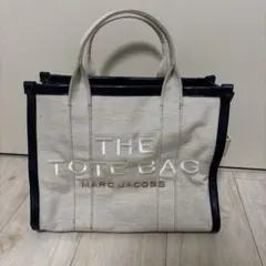 MARC JACOBS THE TOTE BAG アイボリー/ブラック