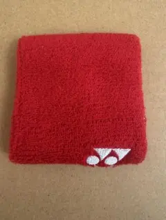 【新品】ヨネックス　リストバンド　レッド　赤