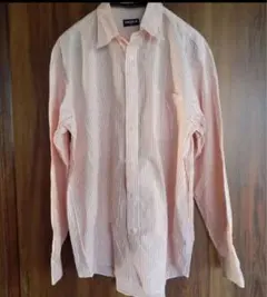 ユニクロ　メンズ　ストライプシャツ　XL