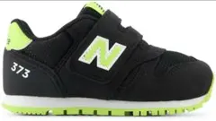 New Balance ベビーシューズ ブラック/ライム
