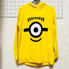 【美品】ミニオン　パーカー　3L　USJ　ユニバ　イエロー　キャラクターのサムネイル