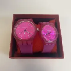 Swatch クォーツ 腕時計 2本セット ピンク 本体のサムネイル