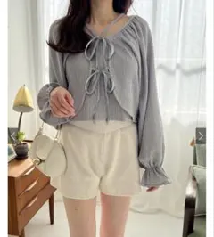 GRL リボンボレロ×キャミソールアンサンブル