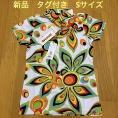 LOUDMOUTH ポロシャツ　花柄　総柄　マルチカラー　新品　Sサイズのサムネイル