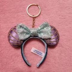 ディズニー ミニー カチューシャ キーチェーン キーホルダー アリエル