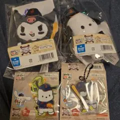タイトー　サンリオ　侍ジャパン　クジ　セット　ポチャッコ　クロミ