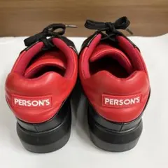 PERSON'S 黒赤 厚底スニーカー　23.0cm 美品のサムネイル
