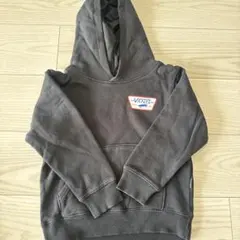 VANS フード付きパーカー kids サイズM ブラック
