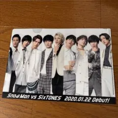 Snow Man vs SixTONES クリアファイル