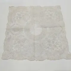 【新品】スワトウ　ハンカチーフ　刺繍　上品