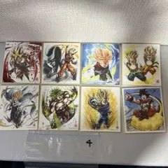 ドラゴンボール　色紙　８枚セット　No.4