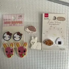 ワッペン　いろいろ　アイロン　キティ　うさぎ　まとめて