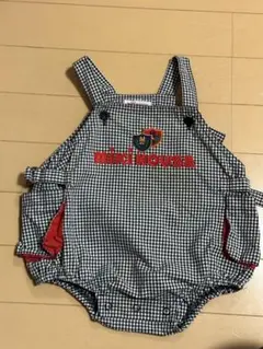 MIKIHOUSE チェック柄ロンパース 85サイズ