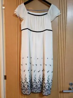 涼しげ シフォン ワンピース オンワード any sis