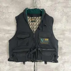 入手困難★タカシナ 肉厚マルチベスト ブラック フリーサイズ ヴィンテージ古着