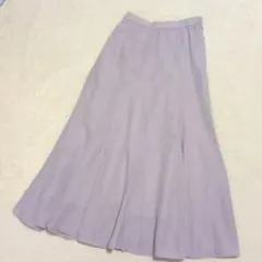 【LOUNIE】38 / Mサイズ・ラベンダーカラー ロングフレアスカートのサムネイル