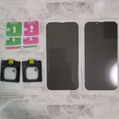 iPhone14plus 強化ガラス保護フィルム　カメラレンズ保護 2枚セット