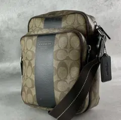 COACH シグネチャー ショルダーバッグ ブラウン系のサムネイル