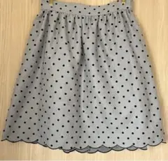 in Field 美品 チュール リバーシブル スカート ドット柄 2way