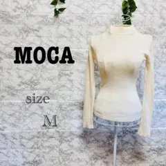 トッカ TOCCA ニットワンピース フレア ひざ丈 パール ウール混 M
